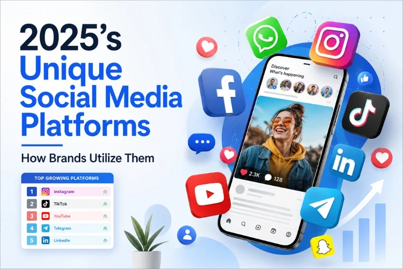 Blog Banner 814X543Pixel 2025S Unique Social Media Platforms How Brands Utilize Them.jpg
