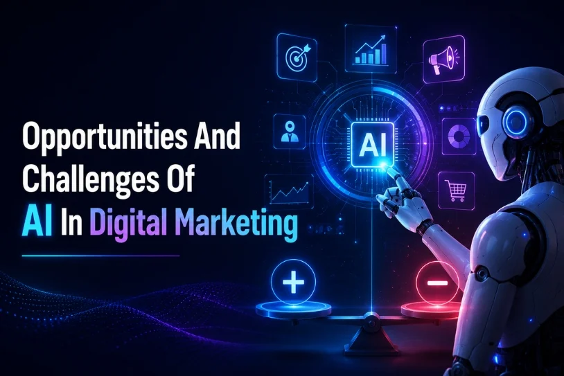 Blog Banner 814X543Pixel Opportunities And Challenges Of Ai In Digital Marketing