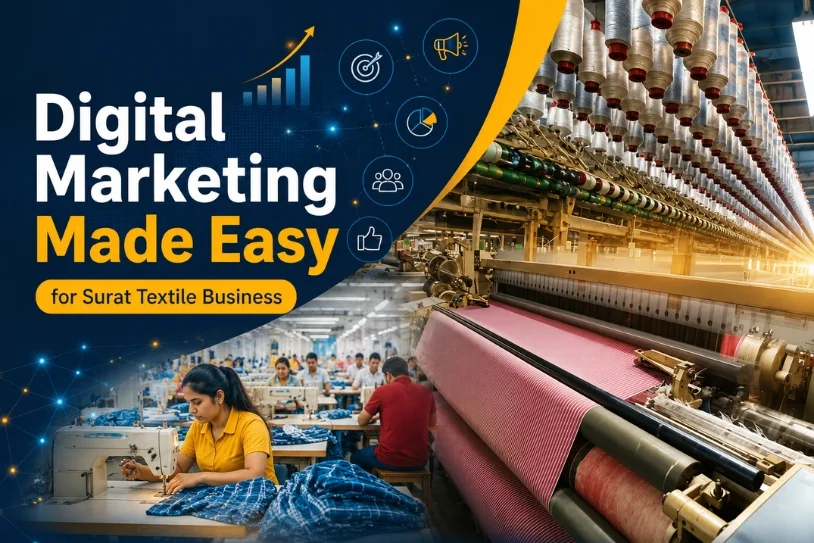 Blog Banner 814X543Pixel How Digital Marketing Made Easy For Textile Business In Surat