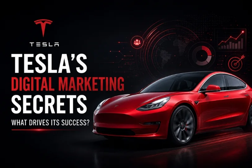 Blog Banner 814X543Pixel Teslas Digital Marketing Secrets What Drives Its Success 1