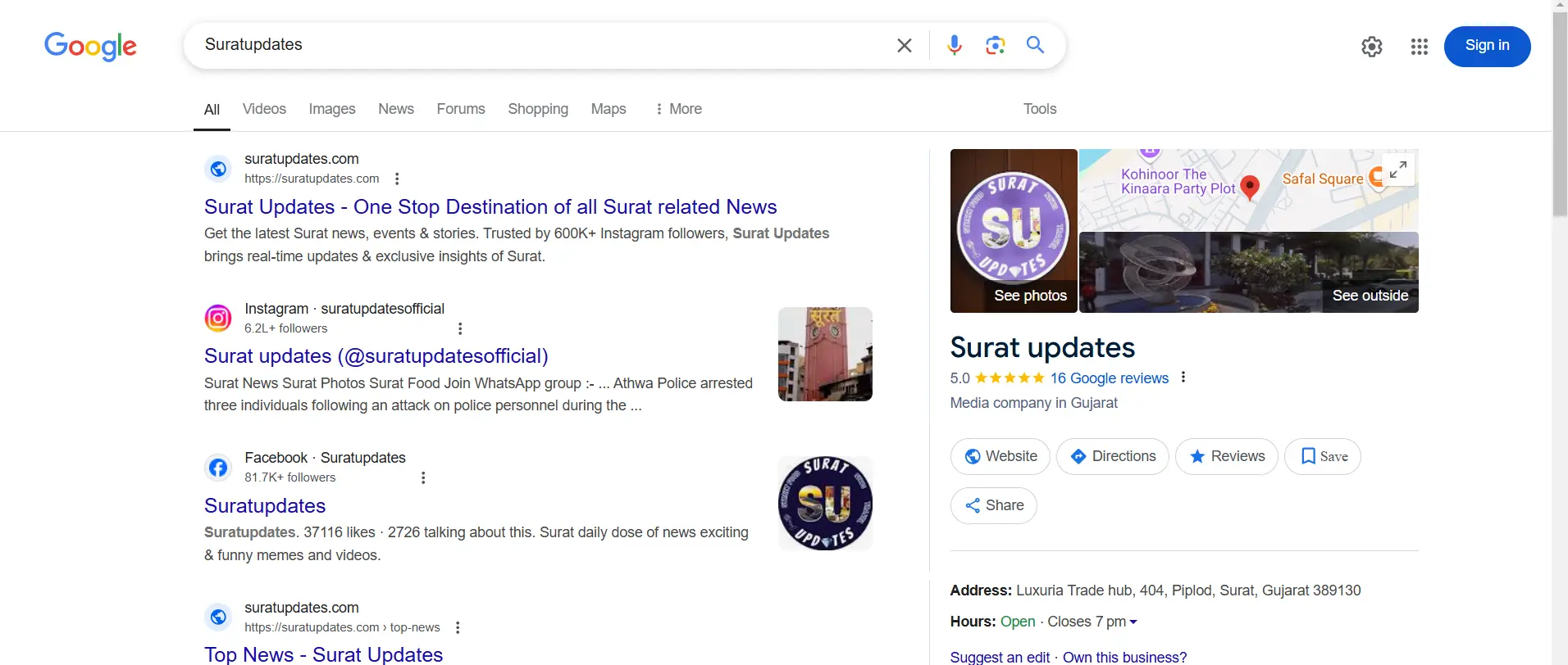 How To Dominate Local Search In Surat With Google My Business: 2026 Guide 3 Surat Updates