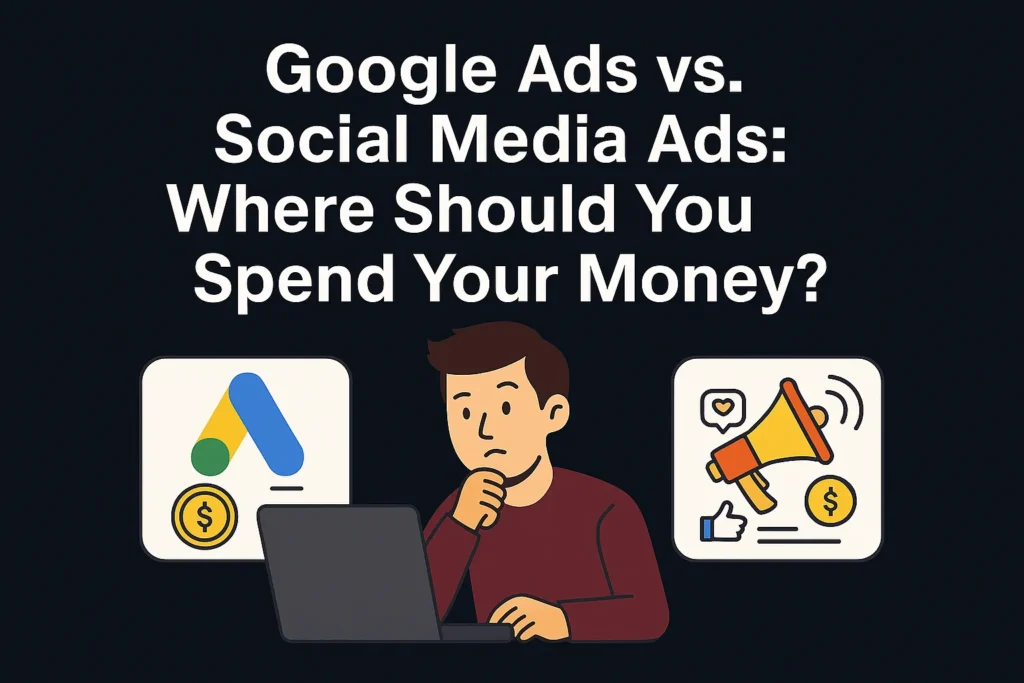 Google Ads vs. Social Media Ads: Where Should You Spend Your Money?
